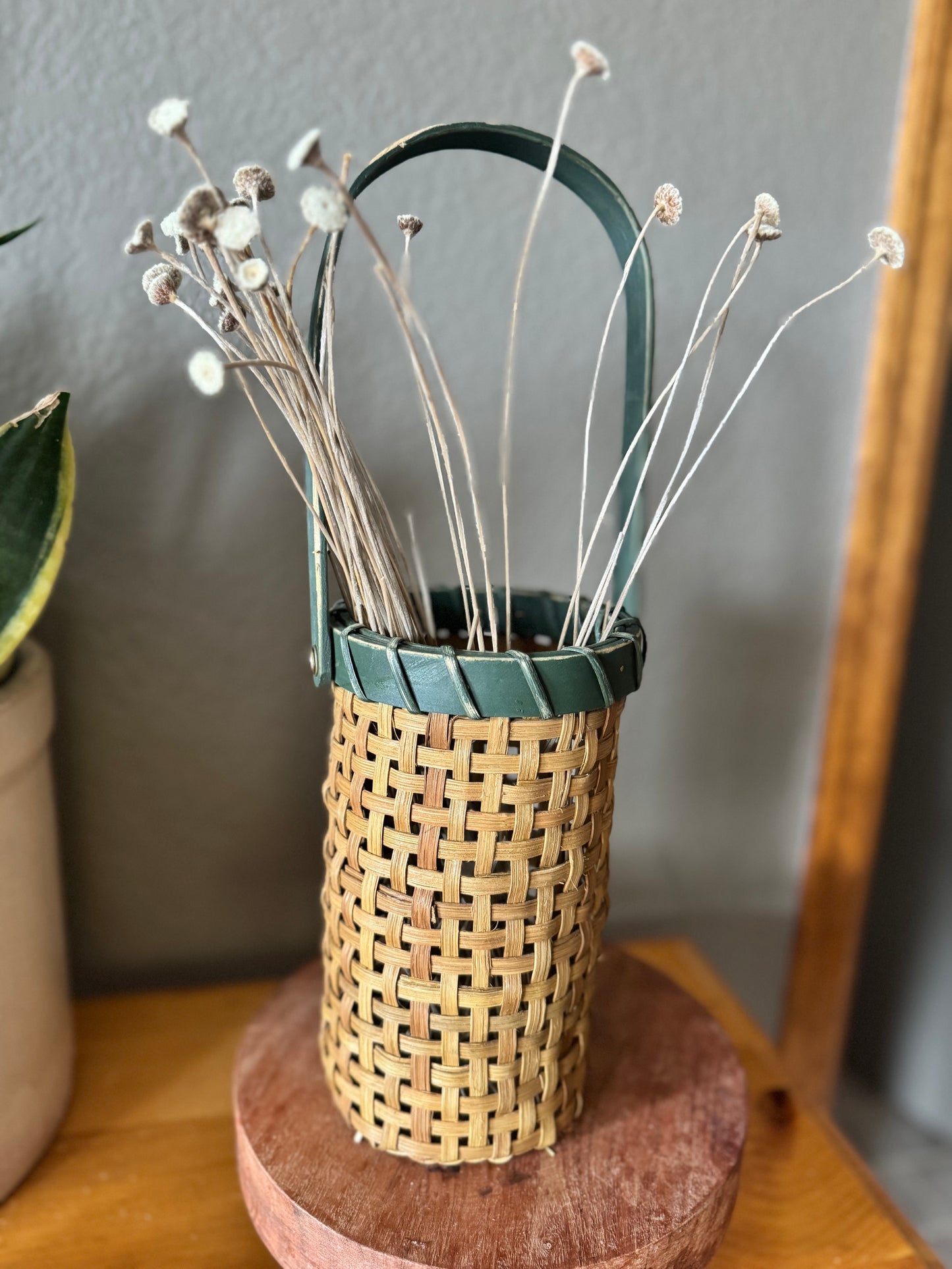 Vintage Woven Basket