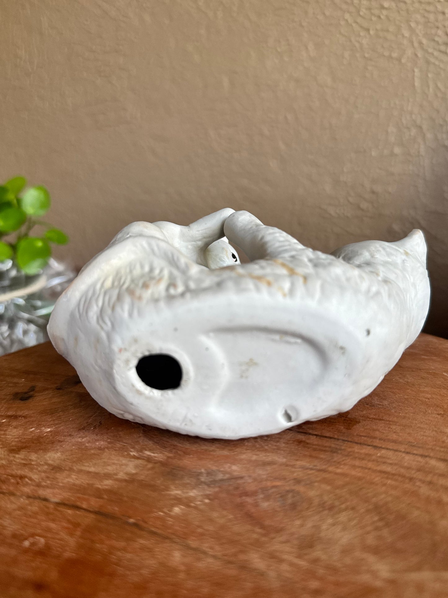 Porcelain Mama with Baby Kitten