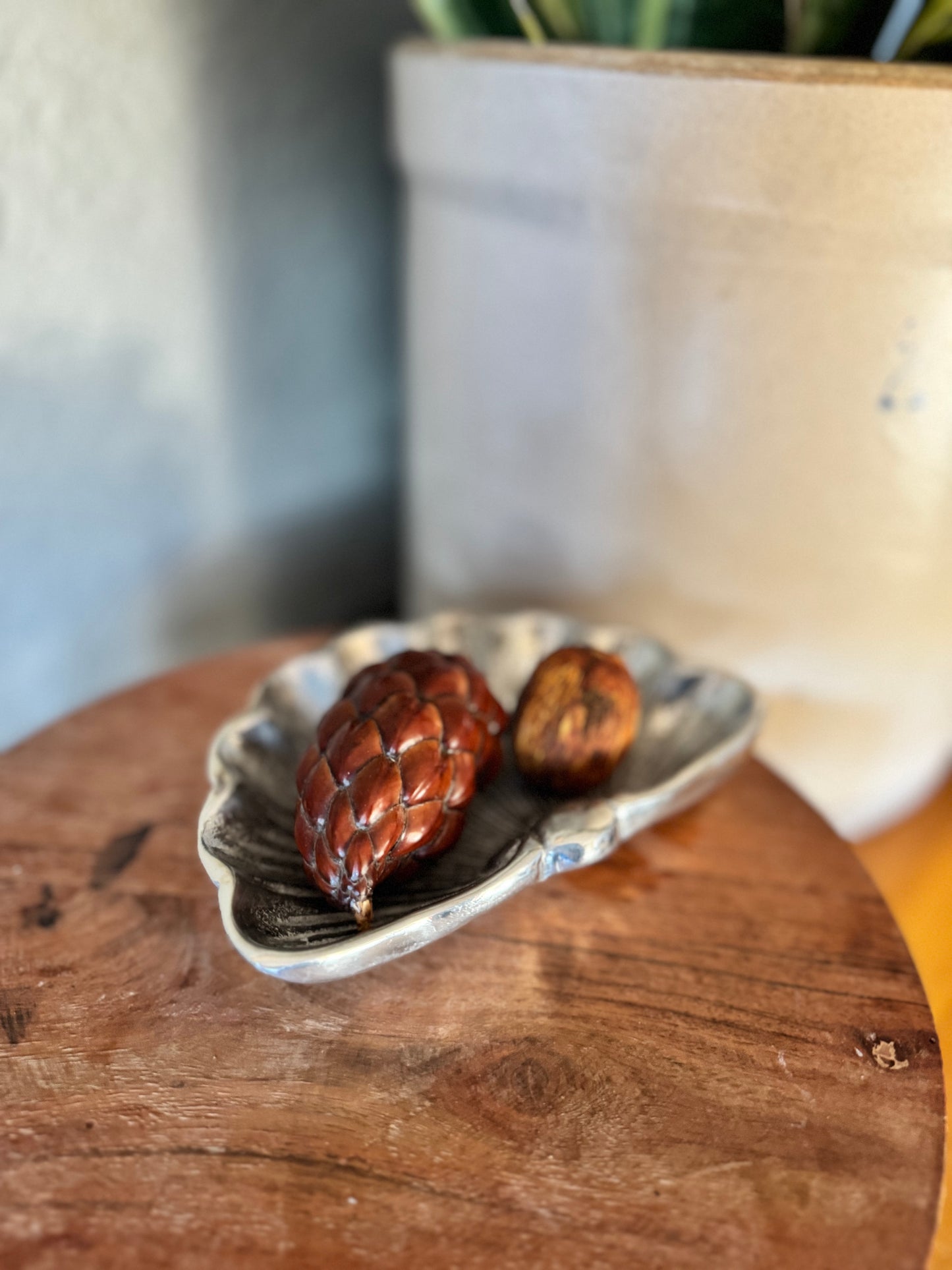 Vintage Silver Shell Trinket Dish