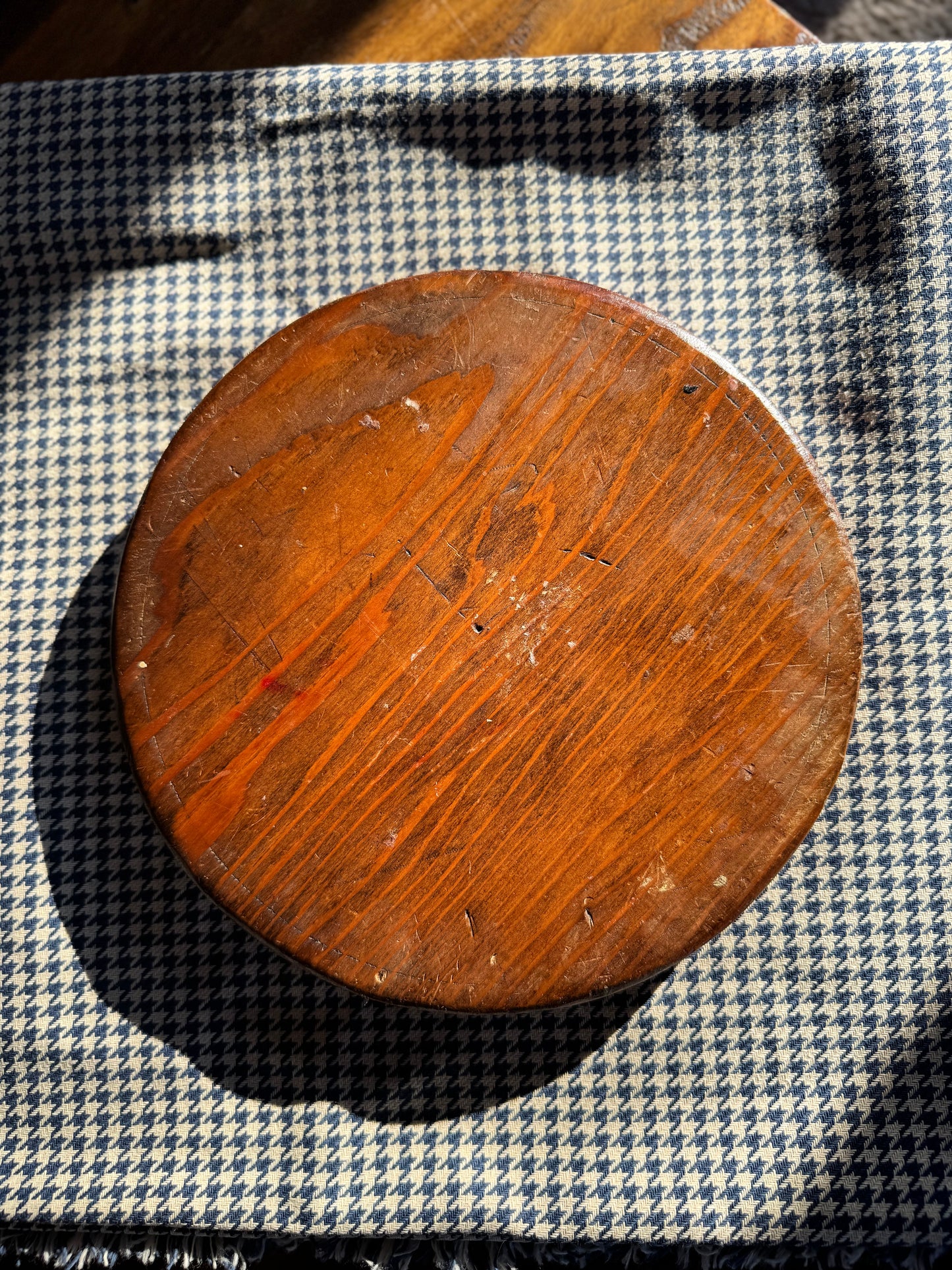 Wood & Metal Flower Trivet