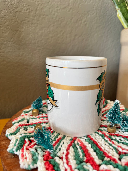 Vintage Holiday Bells Mug (1992)