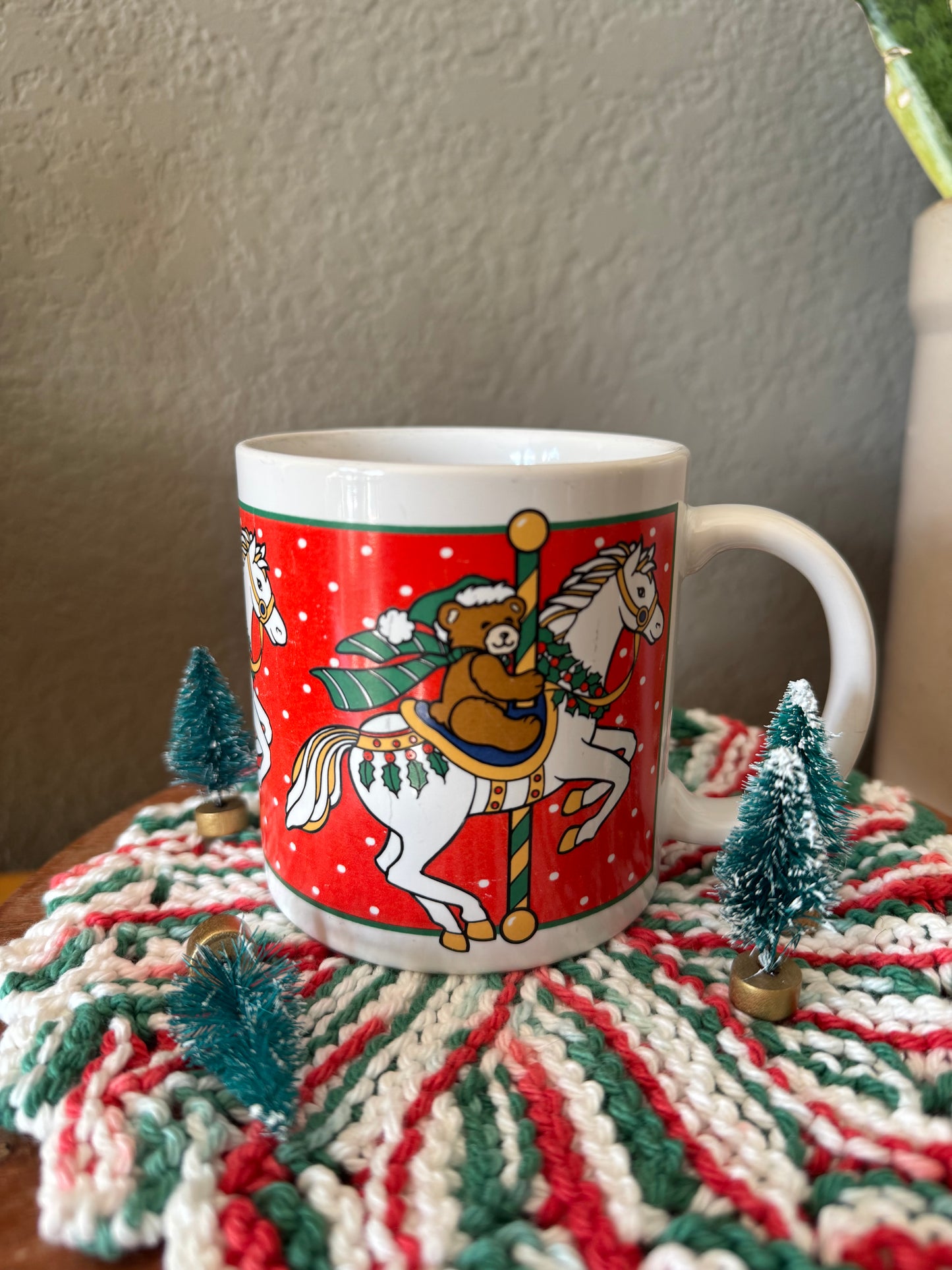 Vintage Teddy Bears on Merry Go Round Mug