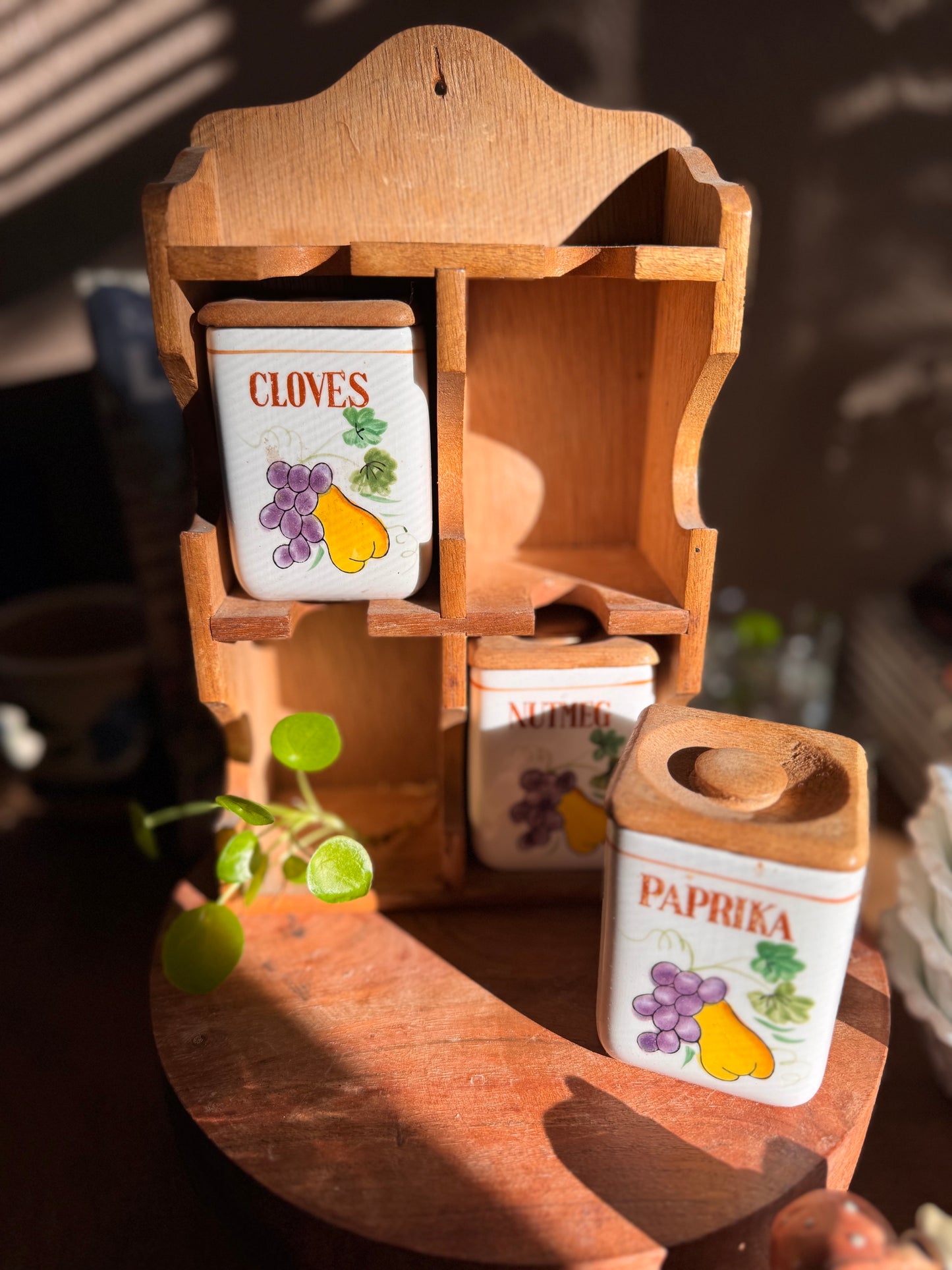 Vintage Spice Shelf