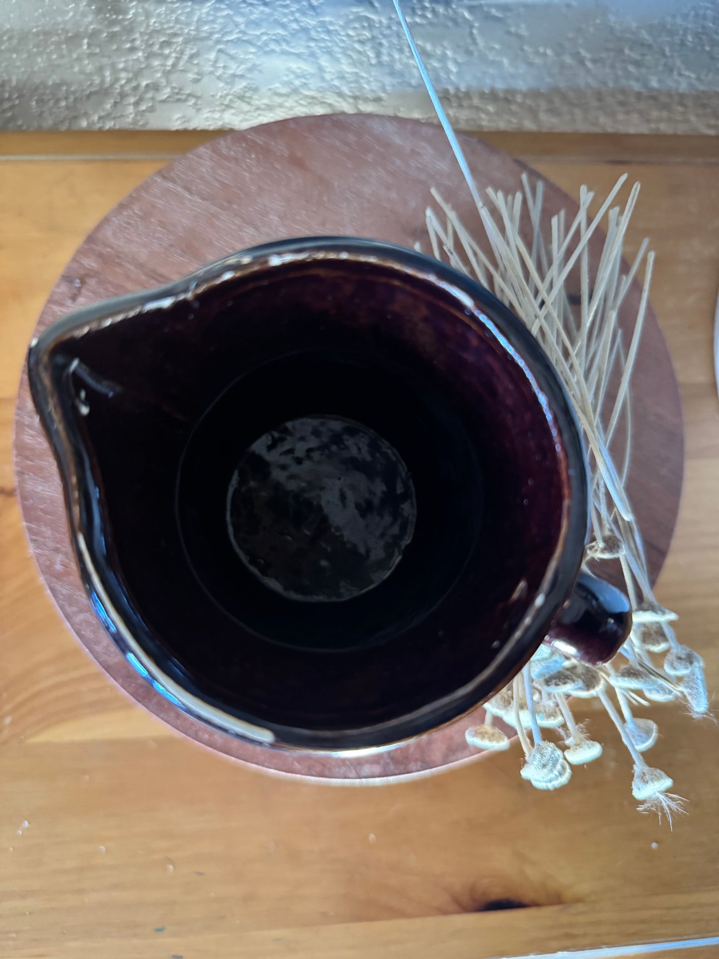 Small Vintage Earthenware Pitcher/Vase