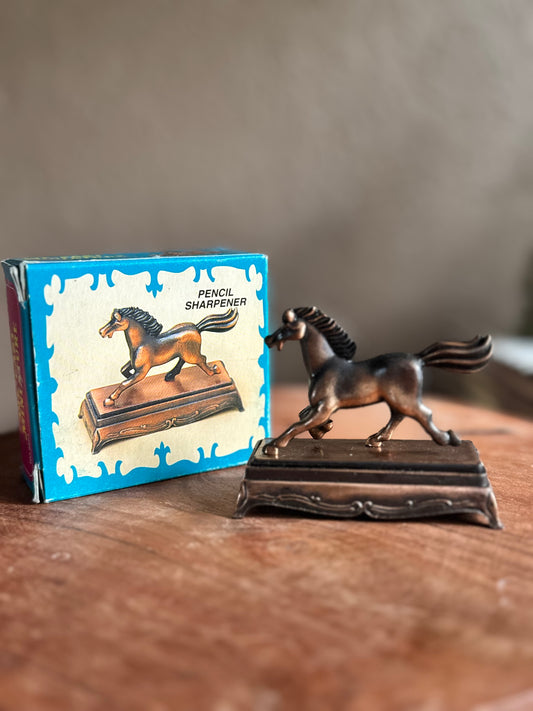 Vintage Miniature Horse Pencil Sharpener