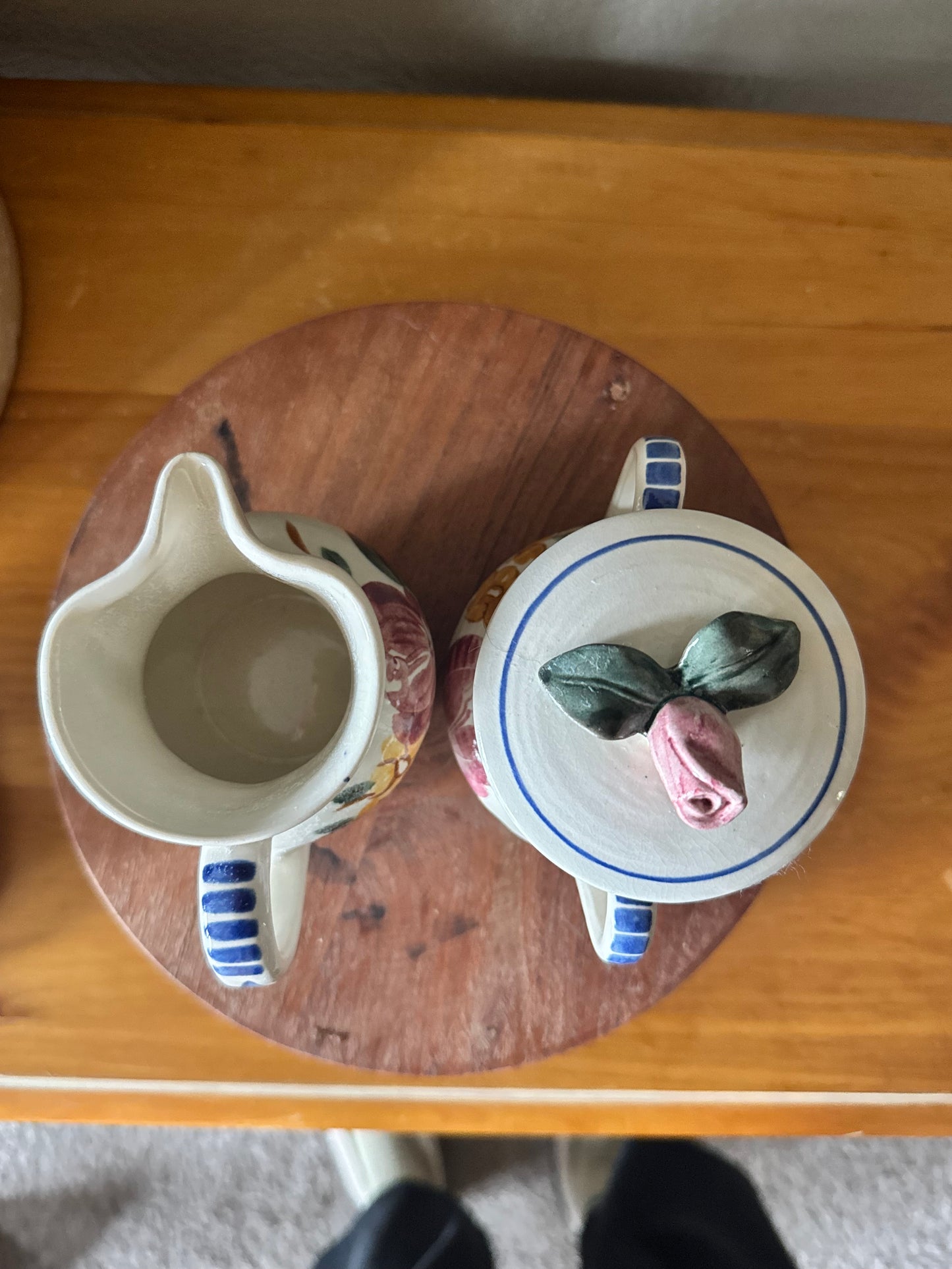 1940’s Creamer & Sugar Bowl Set