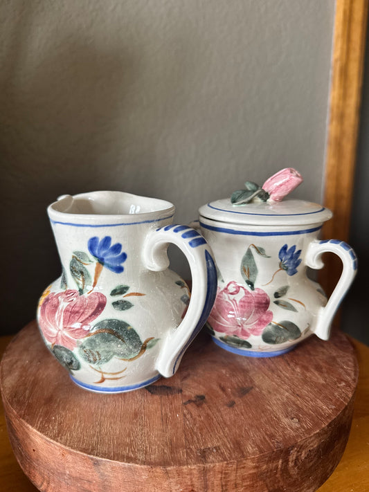 1940’s Creamer & Sugar Bowl Set