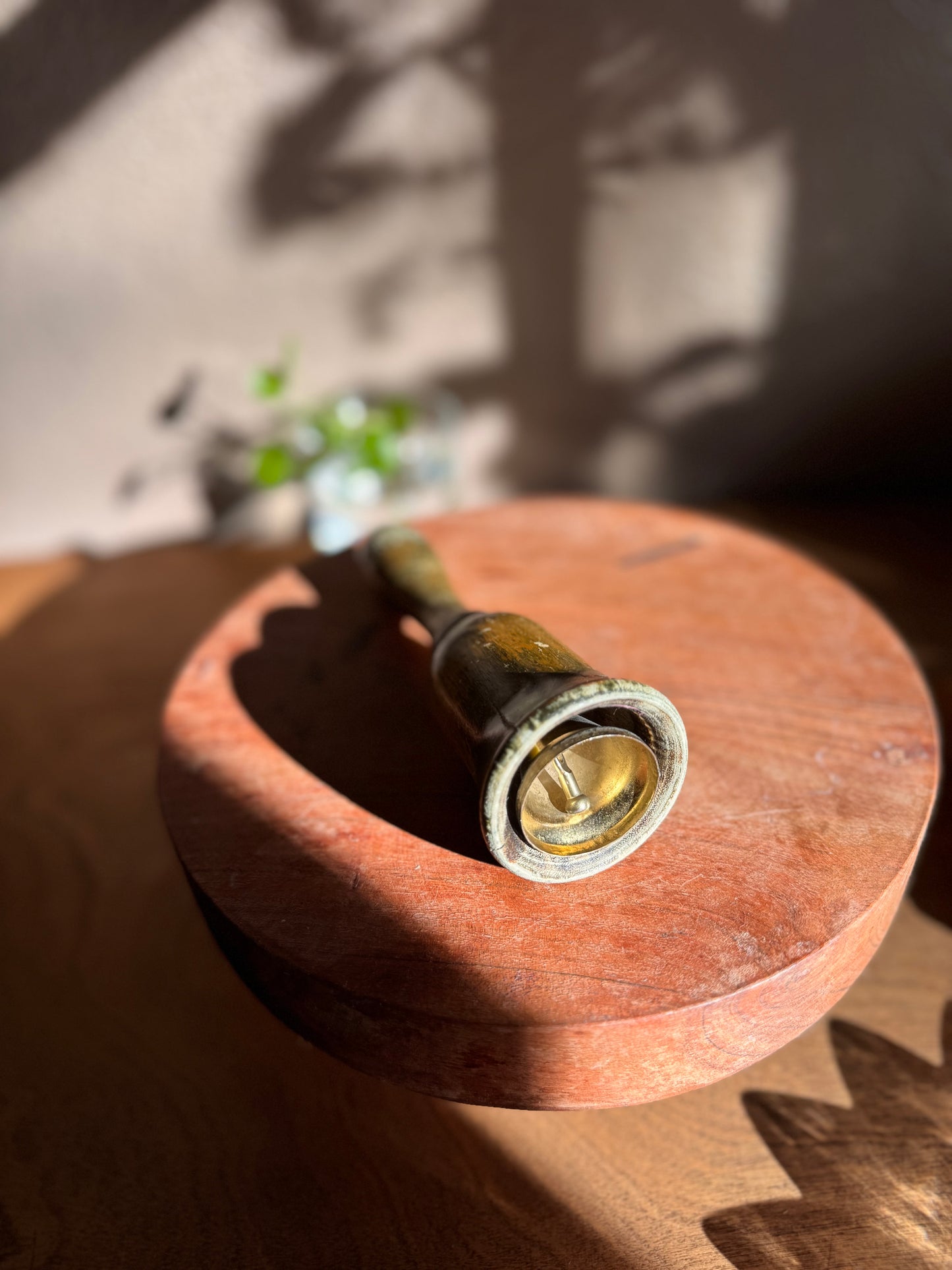 Vintage Wooden Hand Bell