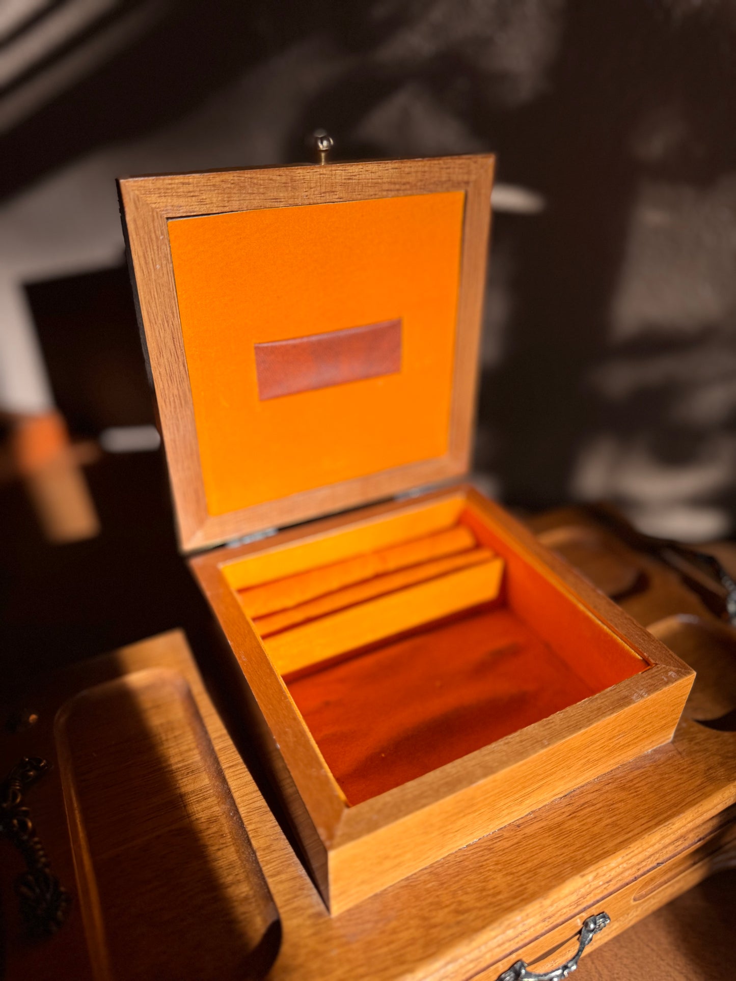 MCM Wooden Dresser Valet