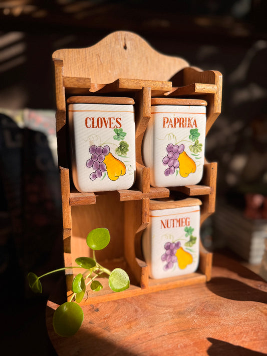 Vintage Spice Shelf