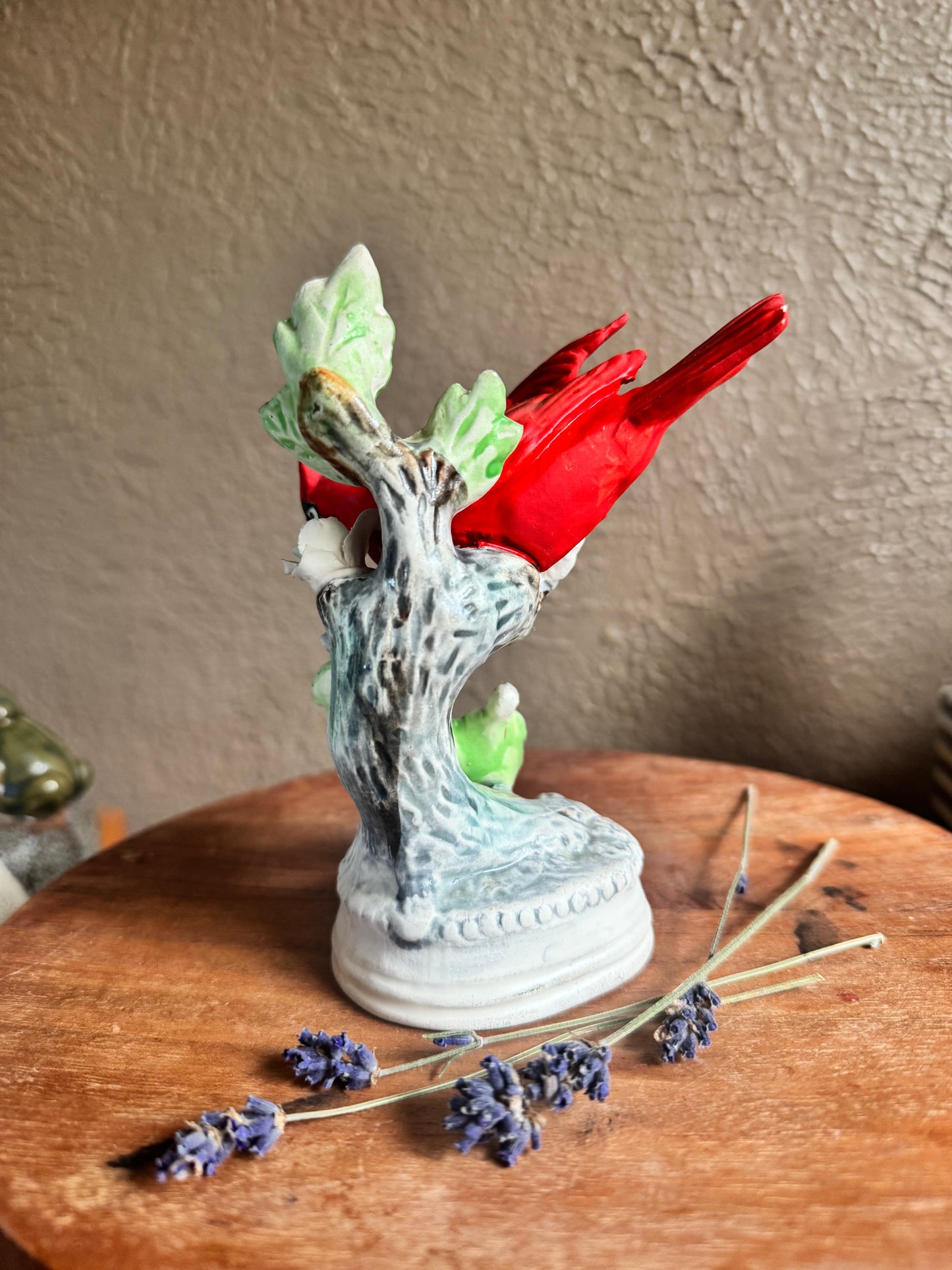 Vintage Porcelain Cardinal Figurine