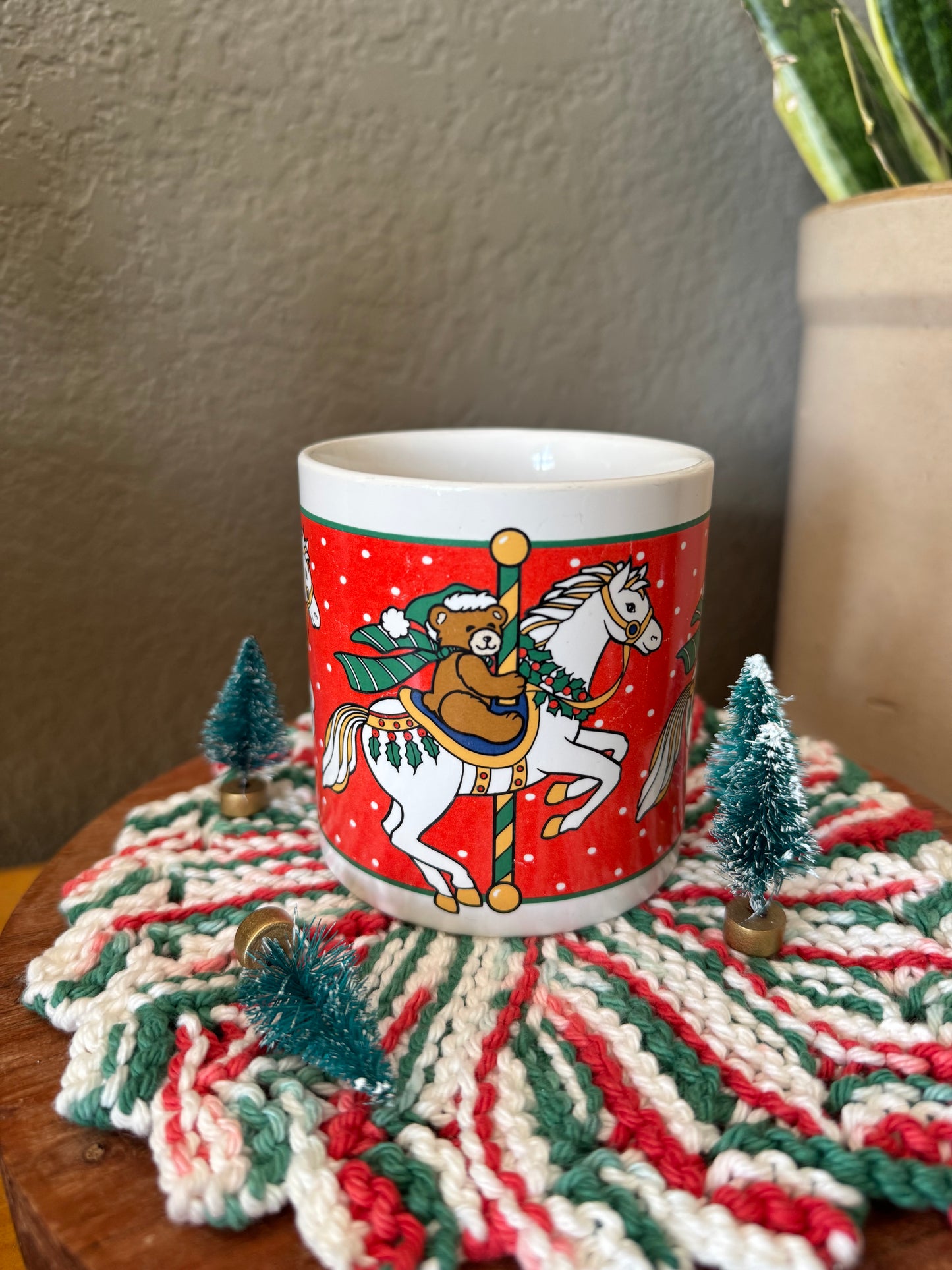 Vintage Teddy Bears on Merry Go Round Mug