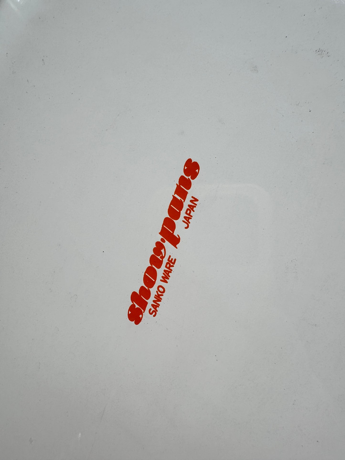 Large MCM 70’s Orange Poppy Platter