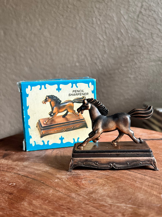 Vintage Miniature Horse Pencil Sharpener