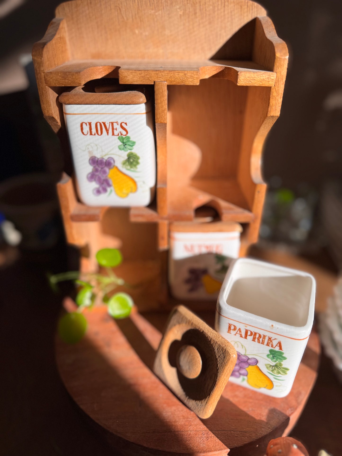 Vintage Spice Shelf