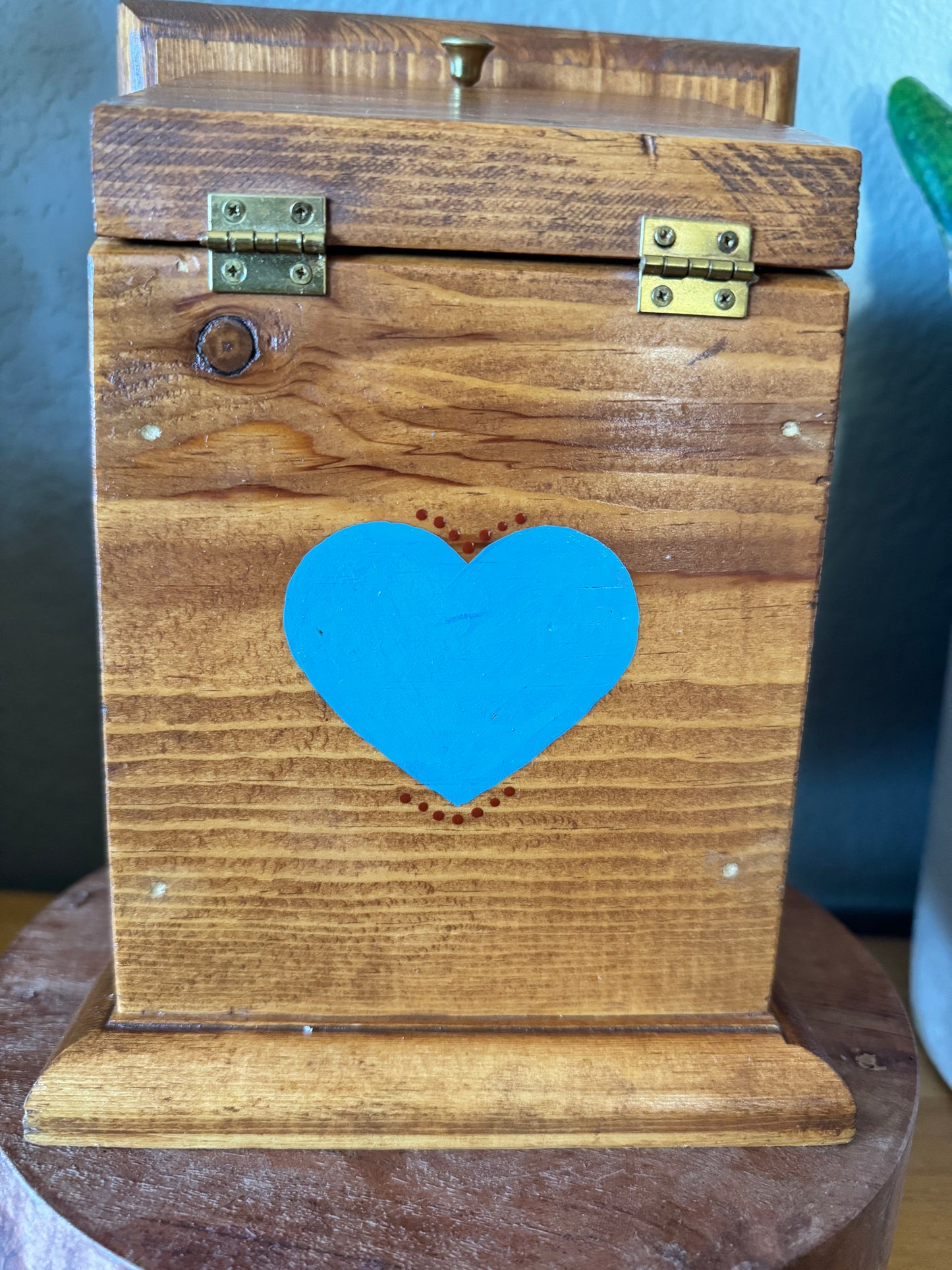 Vintage Wooden Storage Box