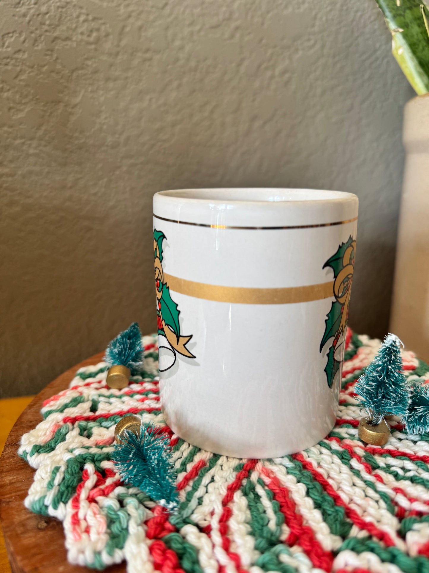 Vintage Holiday Bells Mug (1992)