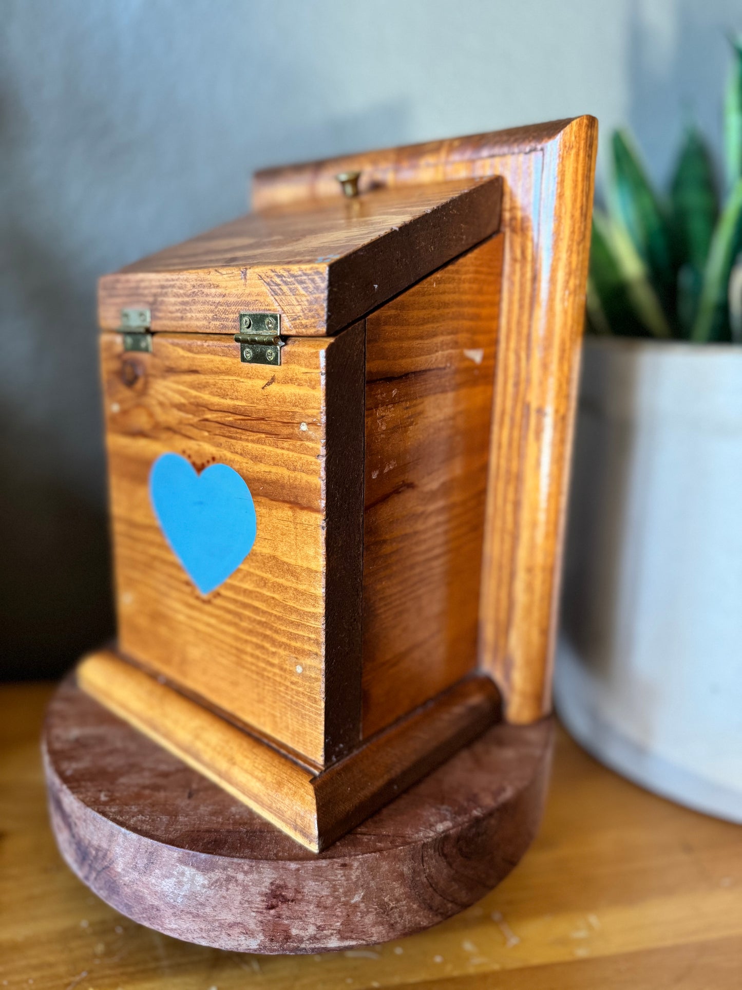 Vintage Wooden Storage Box