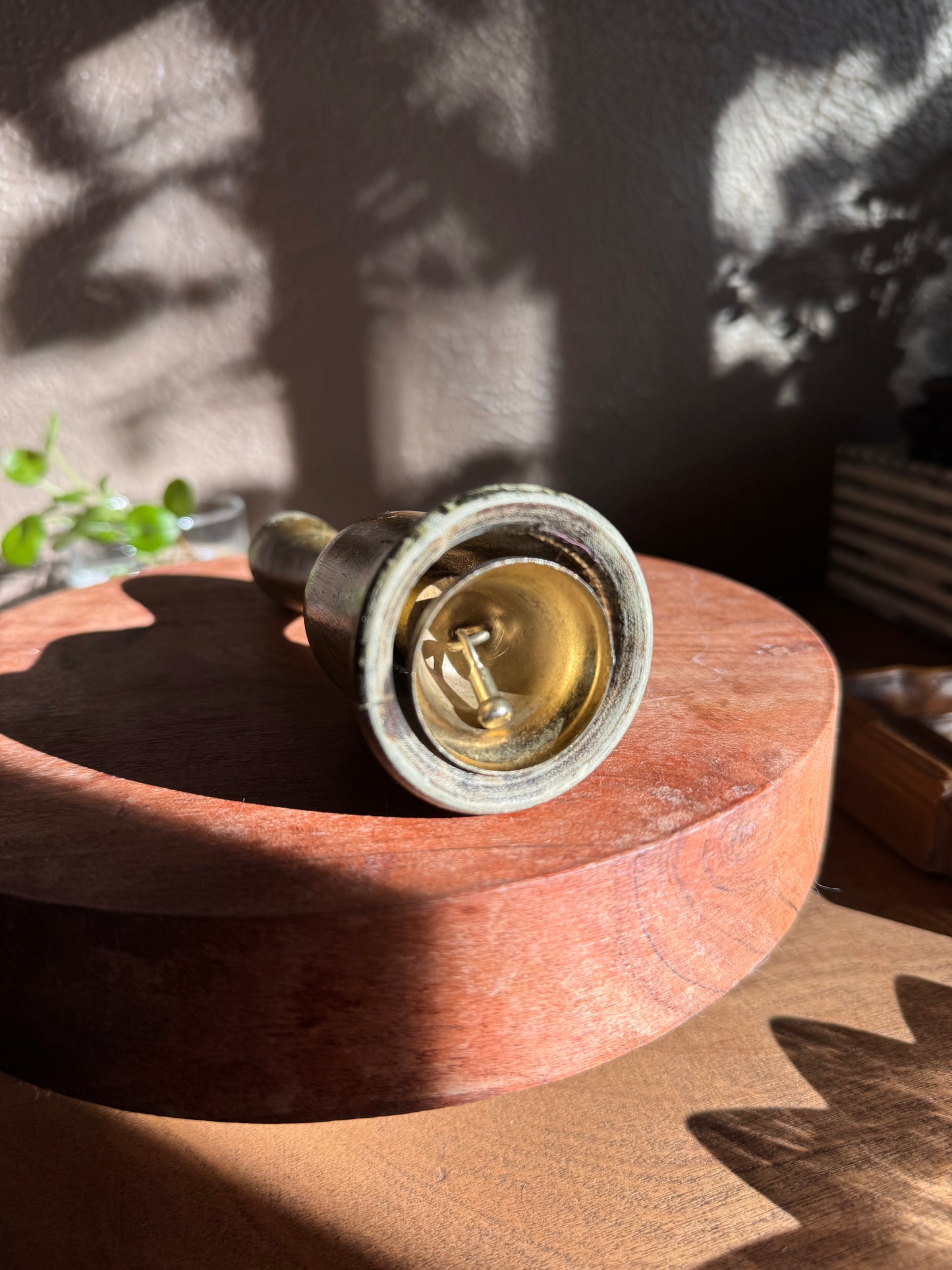 Vintage Wooden Hand Bell