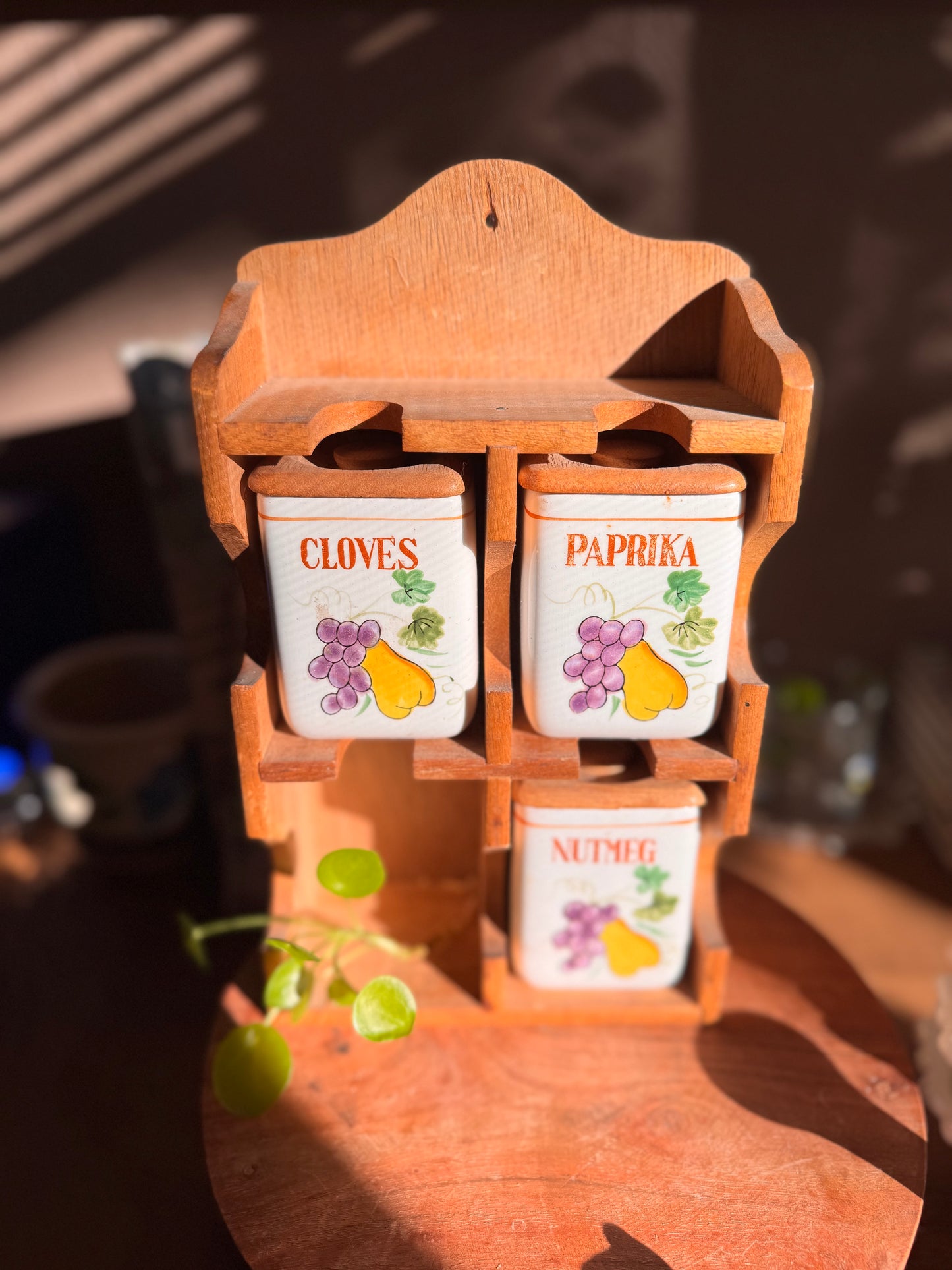 Vintage Spice Shelf