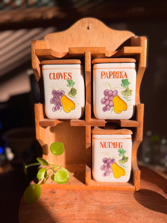 Vintage Spice Shelf