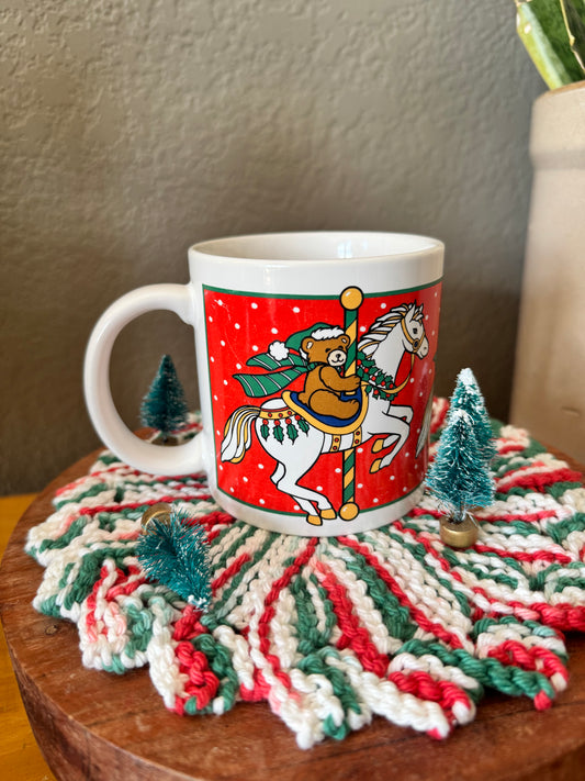 Vintage Teddy Bears on Merry Go Round Mug
