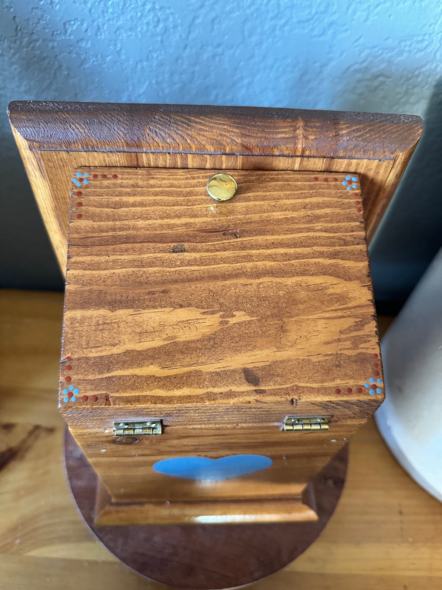 Vintage Wooden Storage Box