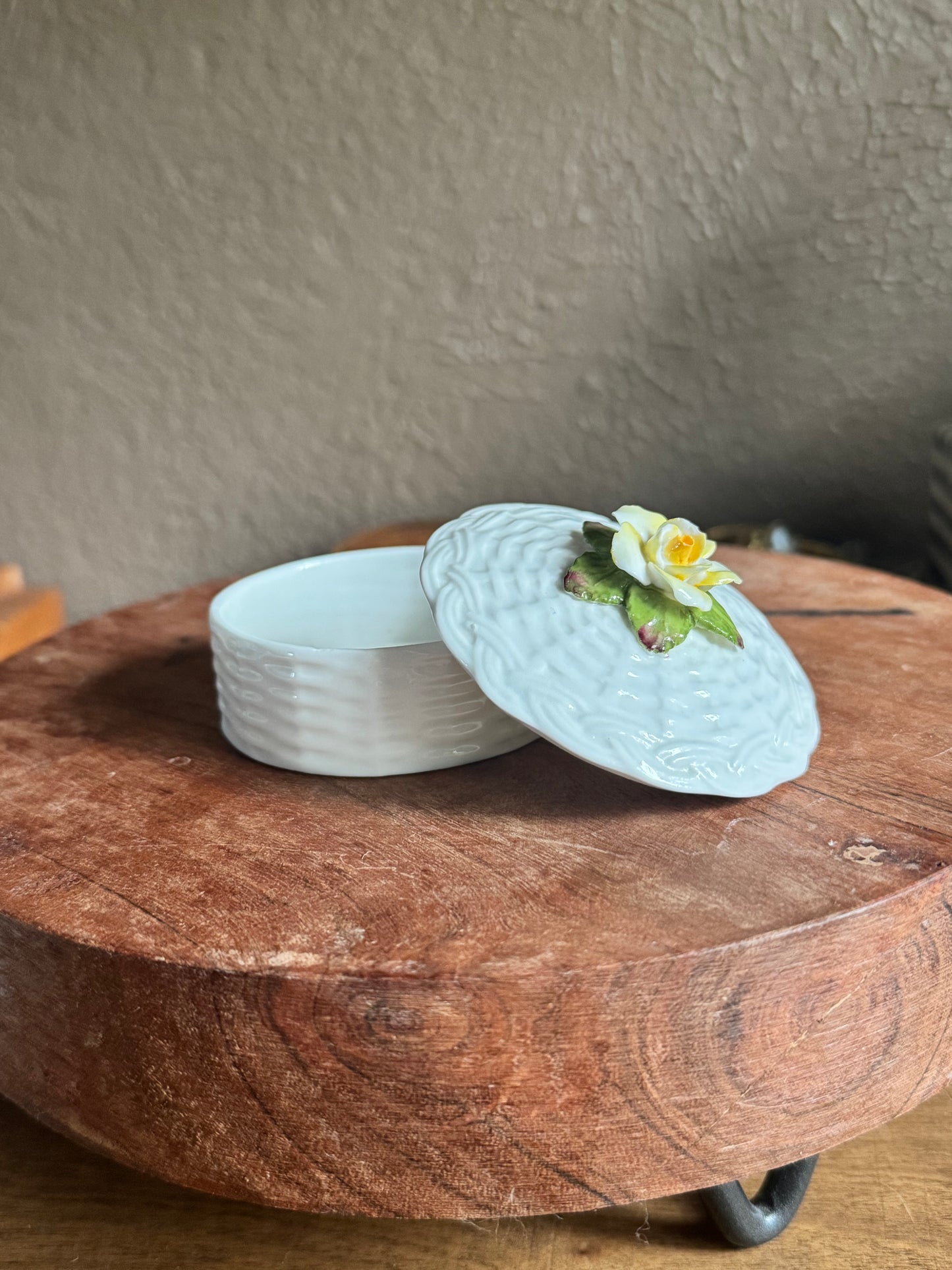 Fine Bone China Trinket Box