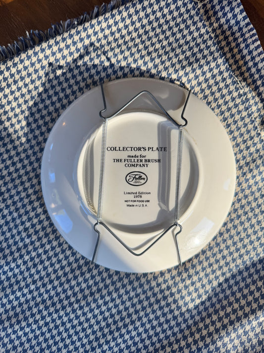 The Old Homestead in Winter Collector’s Plate with Hanger