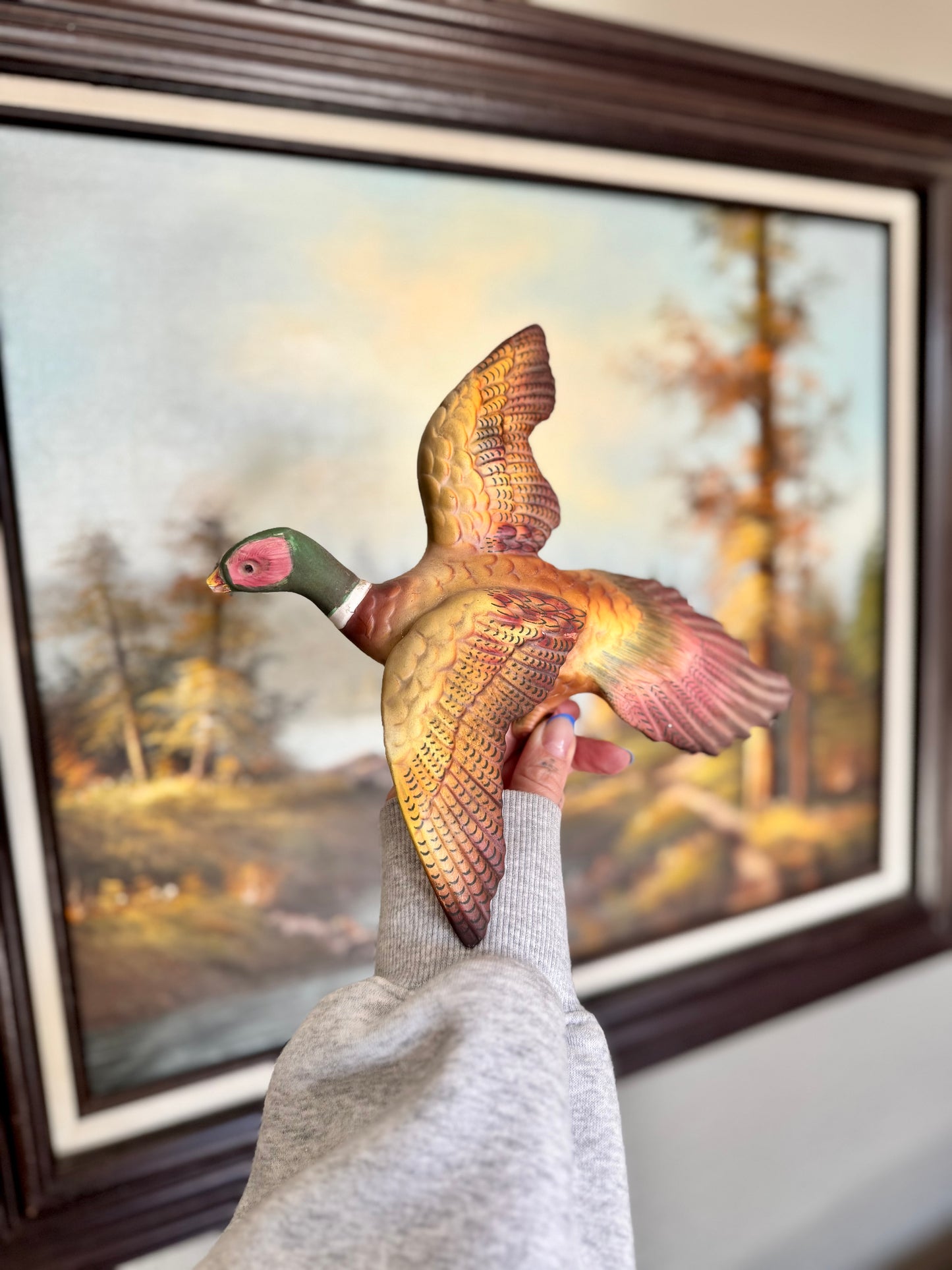 1950’s Norcrest Flying Pheasant Wall Art