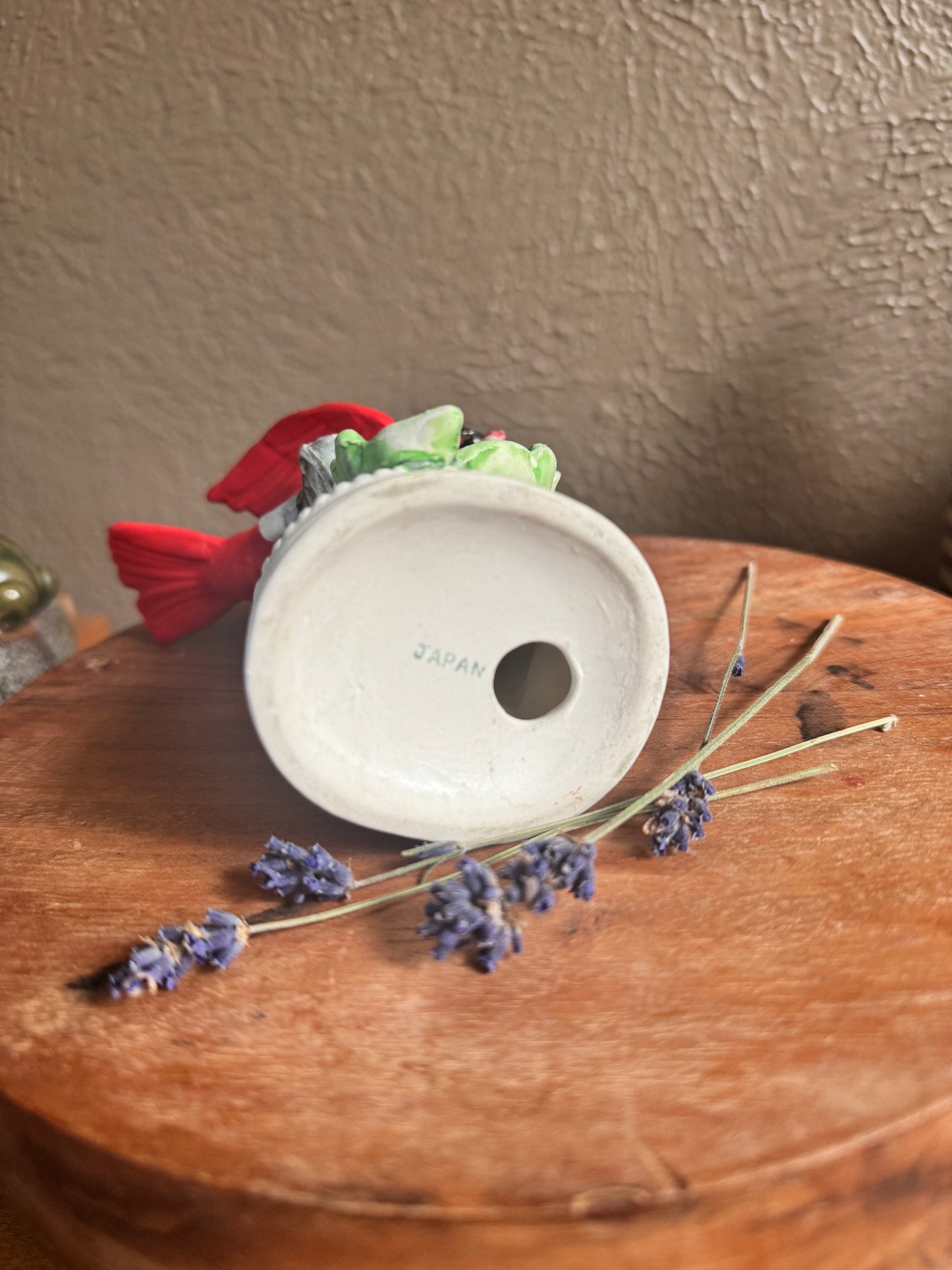 Vintage Porcelain Cardinal Figurine